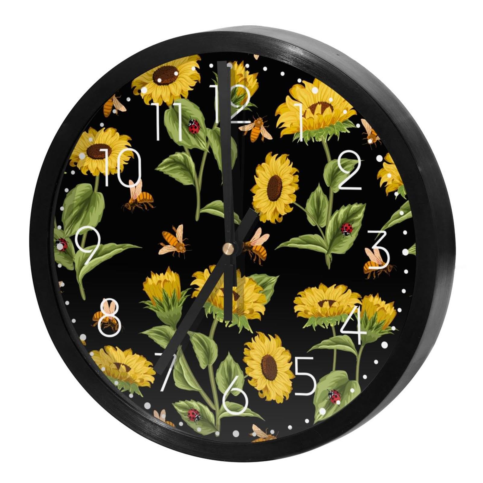 Horloge murale sans tic-tac silencieuse pour un sommeil paisible