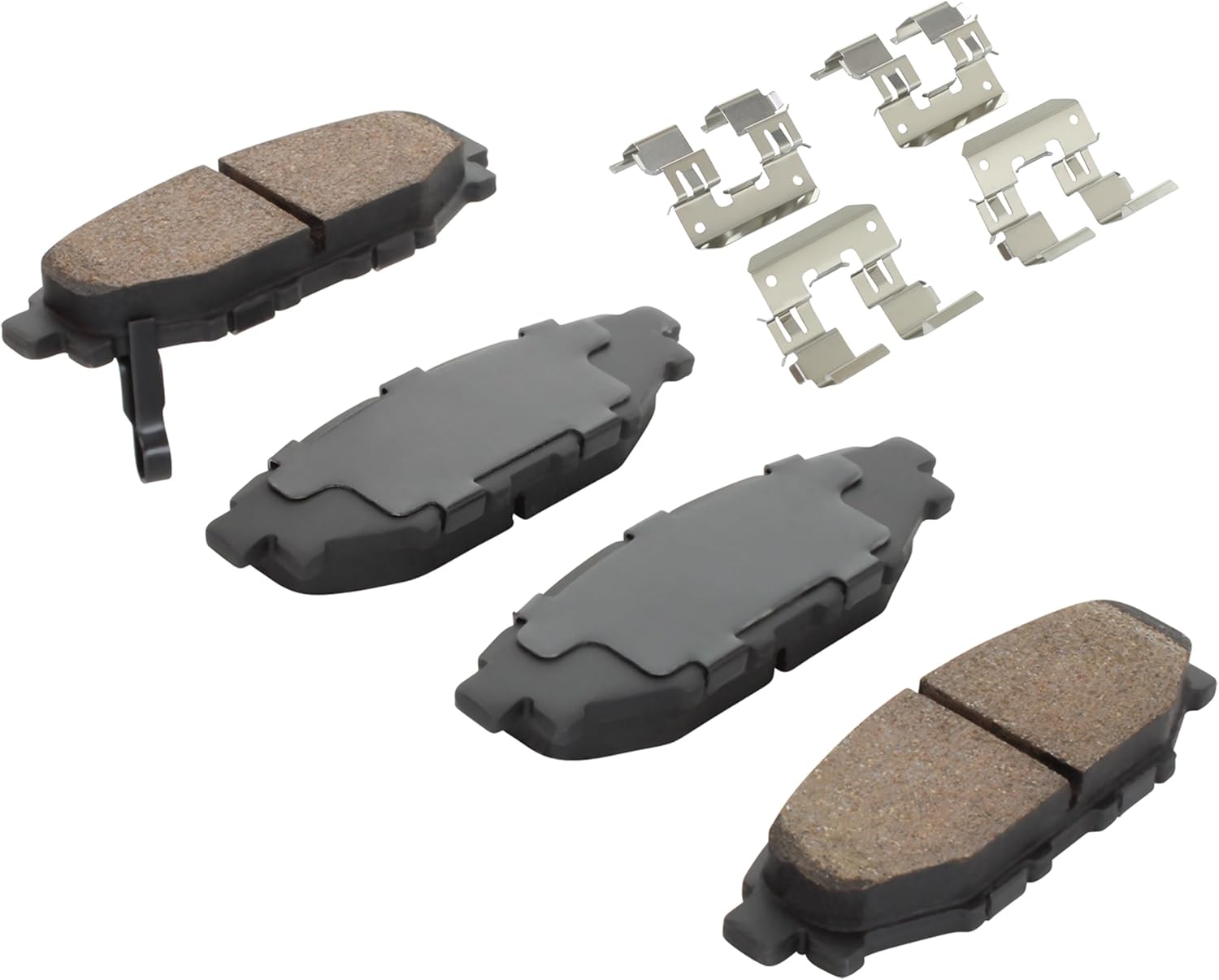 QUALITY-BUILT Rear Semi-Metallic Brake Pads, Black Series 1003-1114M, Compatible with 2005-2023 Subaru (BRZ,Crosstrek,Forester,Impreza,Legacy,Outback,WRX,XV,XV Crosstrek)