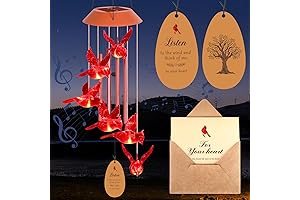 Sympathetic Cardinal Wind Chime, A Touching Tribute