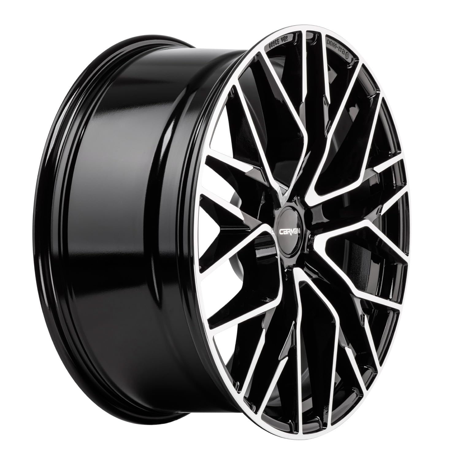 4x Carmani Felgen Alufelgen 20 Ludwig 8,0x18 ET30 5x112 black polish kompatibel mit VW Arteon Beetle Golf VII Passat Phaeton Scirocco Sharan Tiguan T