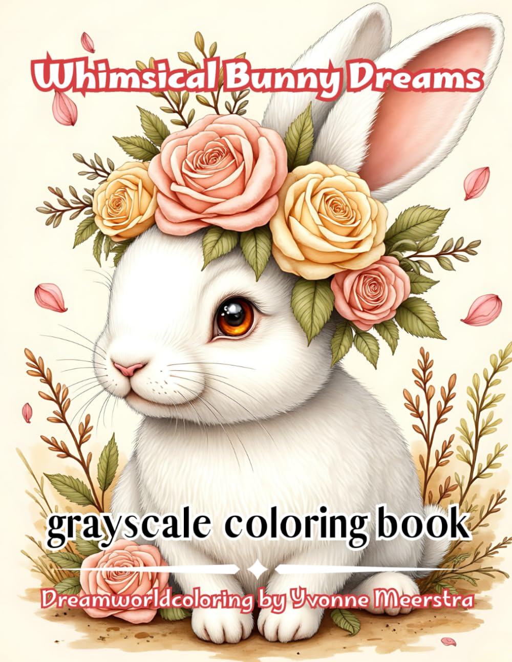 whimsical bunny dreams: A Cozy Adult Coloring Journey of Charming Bunnies, Gentle Fantasy Scenes, and Whimsical Daydreams