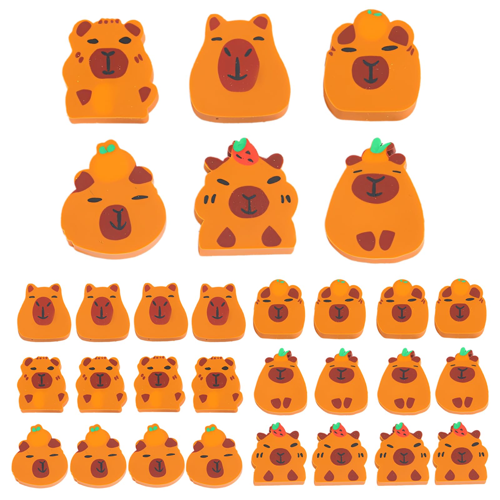 Capybara Cancellare Gomma Bambini 30 Pezzi Divertenti Regalini Festa Compleanno