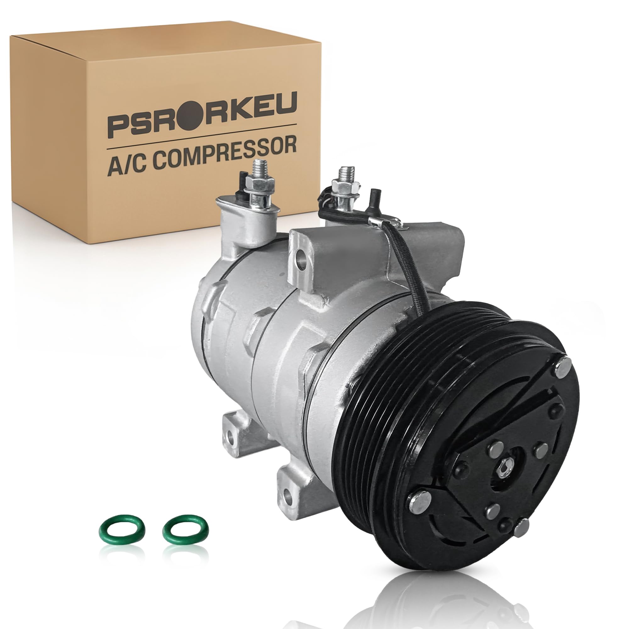 CO 10906C 67185 A/C Air Conditioner AC Compressor W/Clutch Fits Ford Crown Victoria/Explorer 2006-2011 Lincoln Town Car 2006-2011 Mercury Grand Marquis/Mountaineer 2006-2011 4.6L