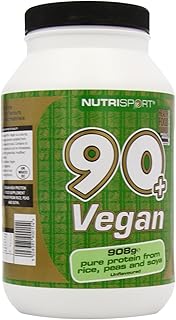 Nutrisport 90+ Protein Vegan Unflavoured 908g