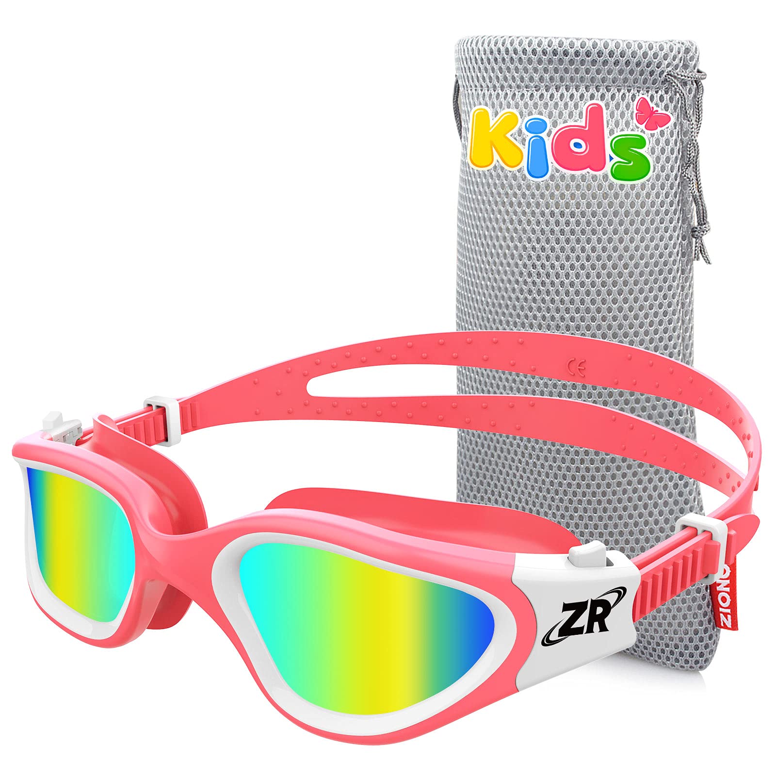 ZIONOR Gafas de natación para niños, G1MINI polarizadas/no polarizadas, cómodas, para niños, antiniebla, protección UV, gafas de natación para niñas y niños (años 3-14)