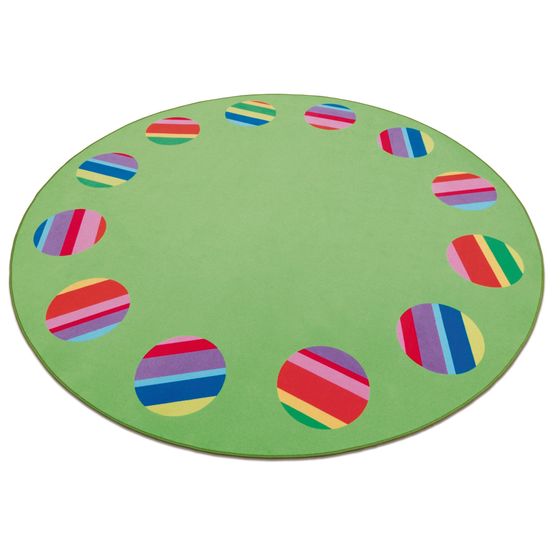 Erzi 51150 Teppich Circelino 300, geeignet für Gruppenräume und Kinderzimmer