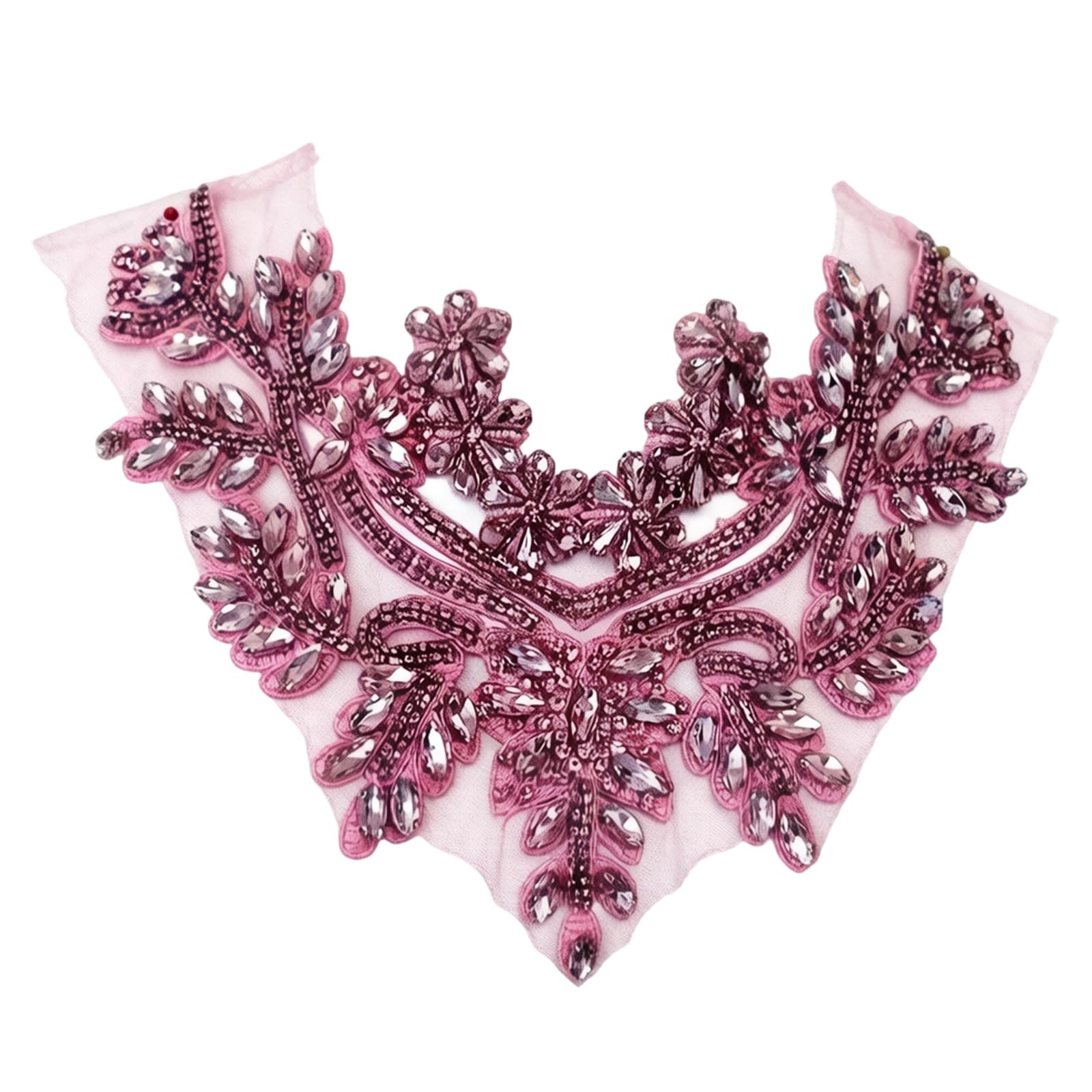 Bijoux pour vêtements de mariée et patchs de festival en perles scintillantes