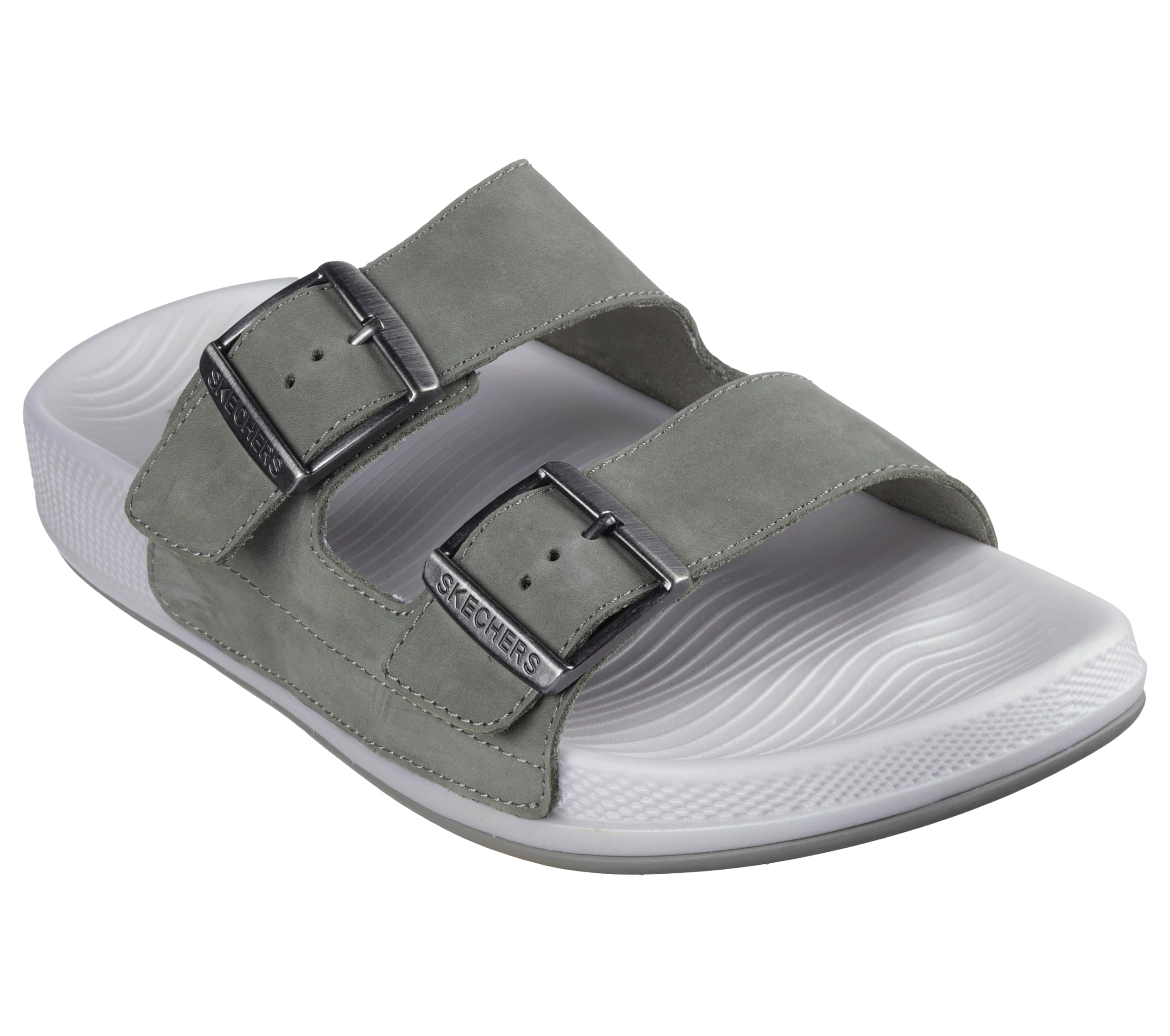 Skechers Women's Hyper Slide-Vida Sandal, Olive Leaf for Me Leaf It to Me, 3.5 UK