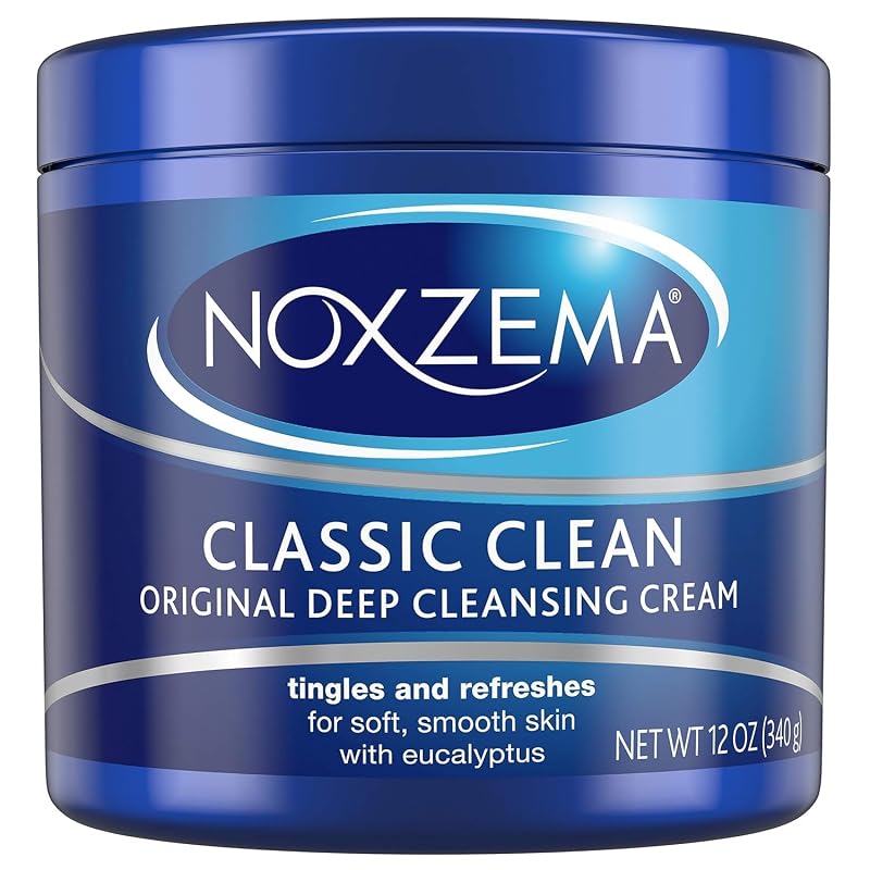 Creme de limpeza facial Noxzema Classic Clean Original, 204 g