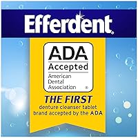 Vista 8 de Efferdent Tabletas Limpiadoras de Dentaduras, Limpieza Completa, Limpiador para Retenedores y Aparatos Dentales, 44 Tabletas (Paquete de 2)