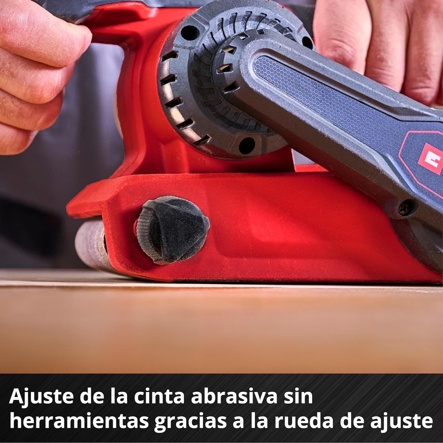 Einhell Professional Lijadora de banda con batería TP-BS 18/457 Li BL-Solo Power X-Change (18 V, iones de Li, motor sin escobillas, incl. 3 bandas de lija P80 457x75 mm, sin batería ni cargador)