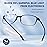 AQWANO 3 Pack Computer Reading Glasses Men Women Blue Light Blocking, Lightweight TR90 Flexible Frame Readers Glasses Anti Glare, No Rubber Frames 1.5