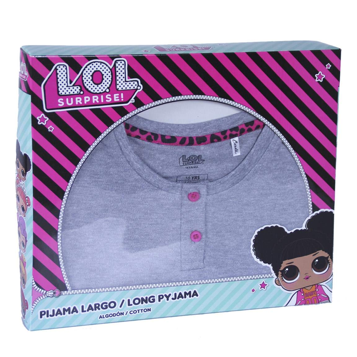 CERDÁ LIFE'S LITTLE MOMENTS Mädchen Pijama Largo Single Jersey LOL Zweiteiliger Schlafanzug
