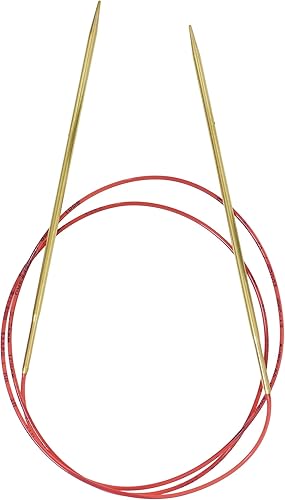 Miniatura 3 de Addi Aguja circular de encaje, 39.4in x 0.276in, color dorado