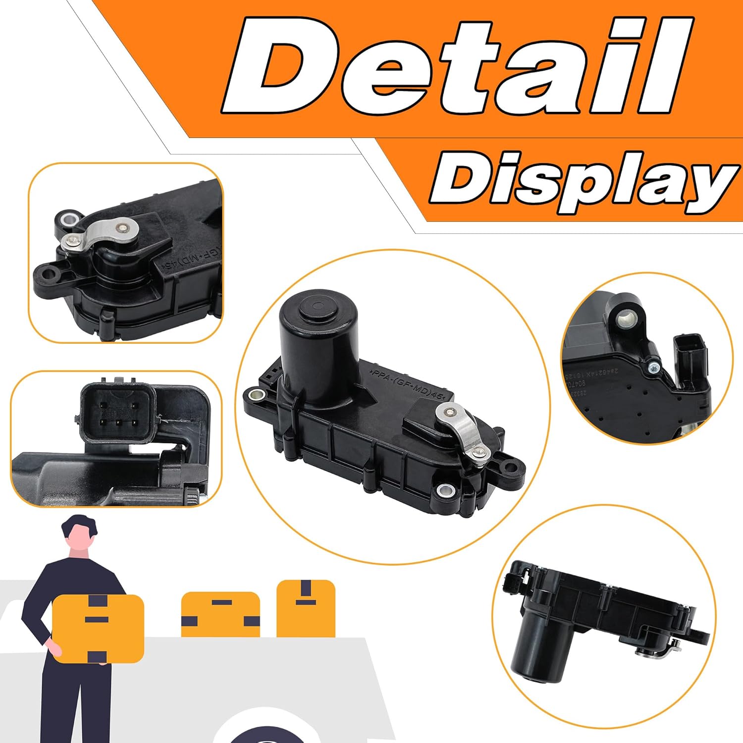 911-923 Engine Intake Manifold Runner Control Motor Compatible with Hyundai Tucson Santa Fe Sport Sonata Kia Sorento Optima Sport age 1.6L 2.0L 2.4L 2015-2019, Replaces# 28323-2GGA1, ‎283232GGA1