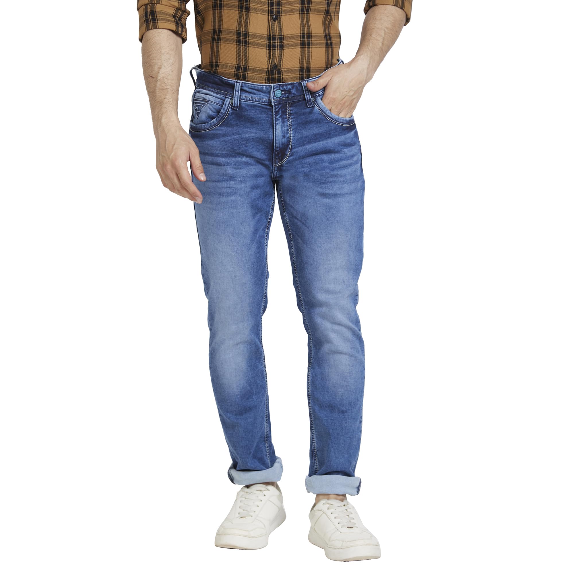 spykar Men's Rover Regular Fit Mid Rise Casual Jeans-picture-15