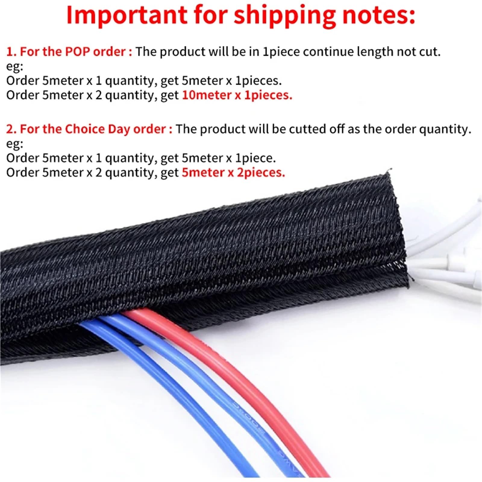 Organizador de Cables Organizador de Cables Autocerrado Manguito Expandible Trenzado Telar Flexible Tubo Dividido para Gestión Líneas Cubierta de Gestión de Cables(50mm,15M)