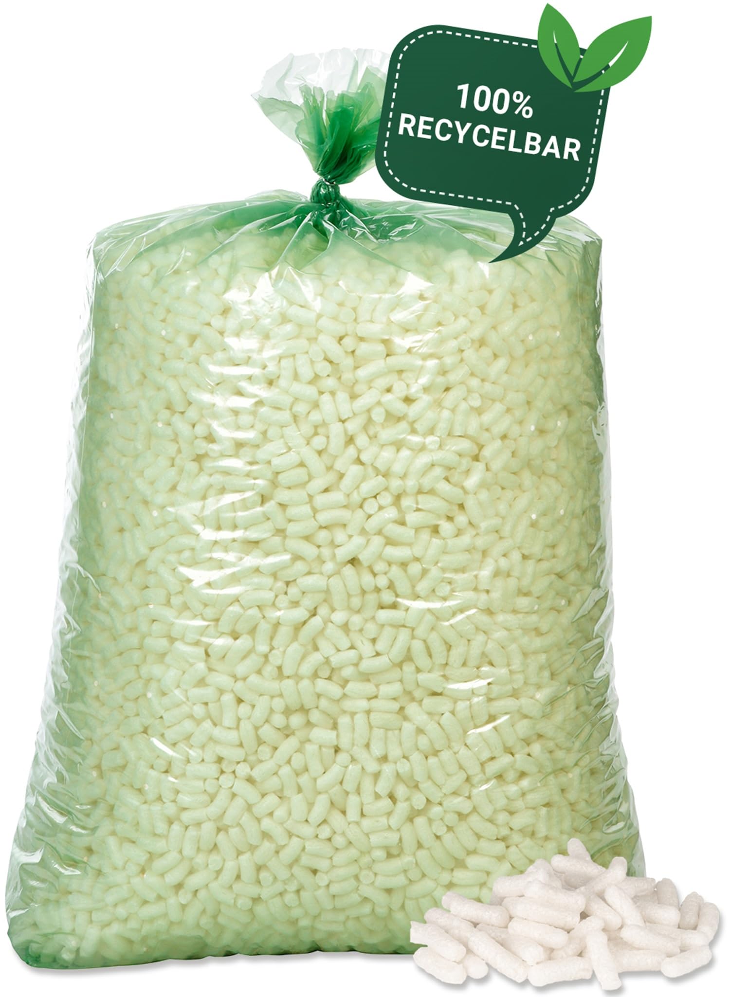 BB-Verpackungen 1x 300 Liter BIO-Verpackungschips SMALL (1 Beutel) | antistatisches Füllmaterial, leichte Polsterchips und 100% biologisch abbaubar