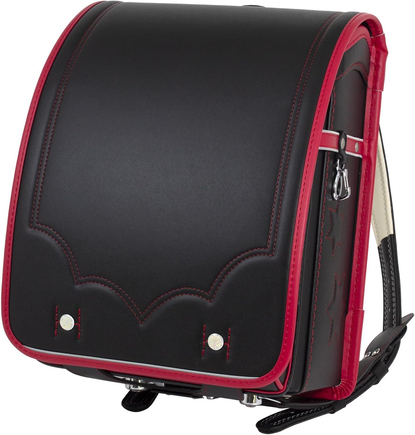 【新品未使用品】ランドセル 女の子 軽量 強化レザー 透明カバー 大容量 A4ファイル対応 刺繍 ランドセル 女の子 軽量 強化レザー 透明カバー 大容量 A4ファイル対応