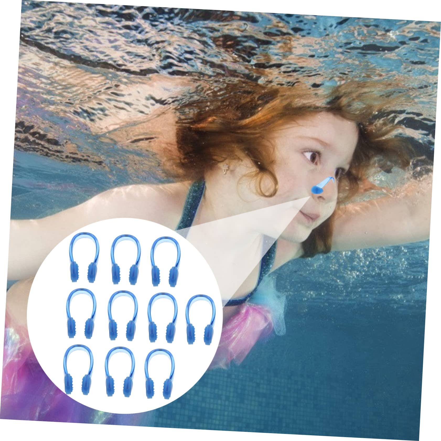 30stücke Schwimmnasenklammern Weiche Komfortable Und wasserdichte Nasenclips Für Schwimmen Und Tauchen Anti-erstickungsdesign Für Indoor Und Outdoor-aktivitäten