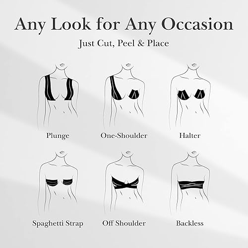 Miniatura 6 de Nippies Breast Lift Tape - 2-inch Wide Adhesive Fashion Tape For Skin and Body, Invisible Under Clothing