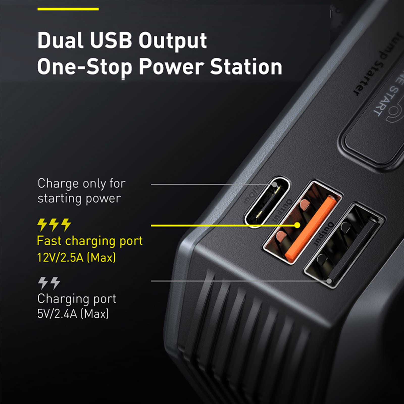 Cargador de Batería Portátil 20000mAh Car Jump Starter Power Bank 2000A 12V Auto Emergency Booster Que Comienza con Pantalla Digital Inteligente