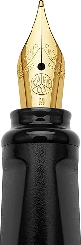 Miniatura 6 de Moleskine x Kaweco, pluma estilográfica, punta media, negro con tinta azul