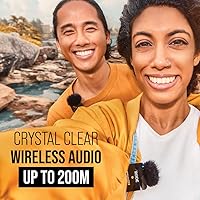 Vista 7 de RØDE Wireless GO II - Sistema inalámbrico de dos canales con micrófonos integrados, salidas analógica y digital USB, compatible con cámaras, Negro