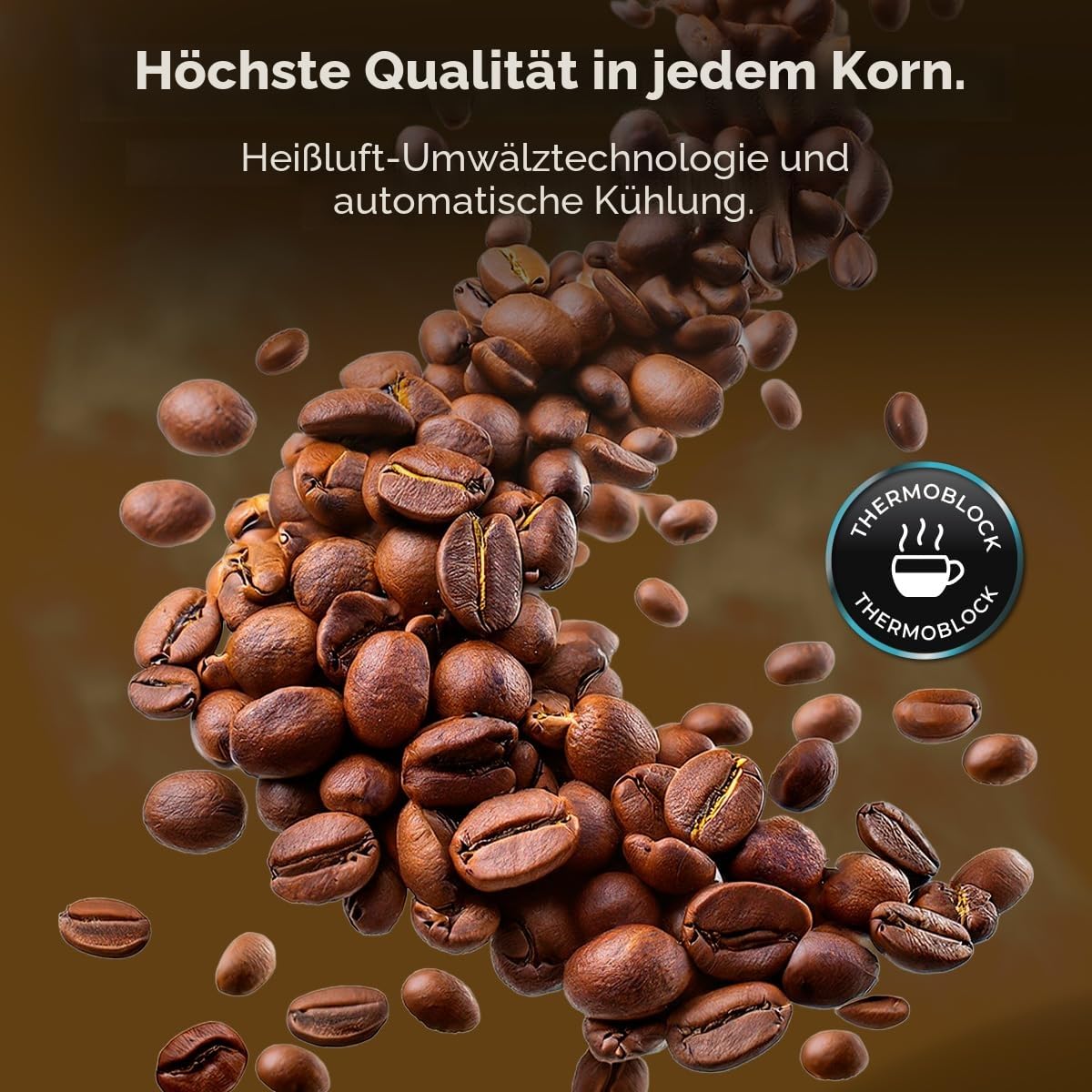 Cecotec Elektrische Kaffeebohnentrommelröster Roaster Booster. 1400W, Kaffeezubehör, automatisches oder manuelles Rösten, gleichmäßige Röstung, Kapazität von 100-150g, einstellbare Zeit von 8-15 Min
