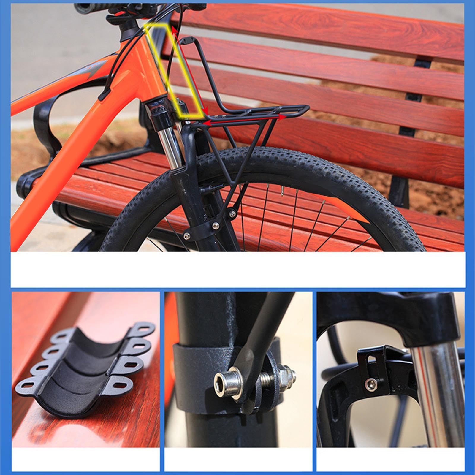Contenitore Robusto del Cesto Anteriore della Bici per Il Trasporto di Articoli