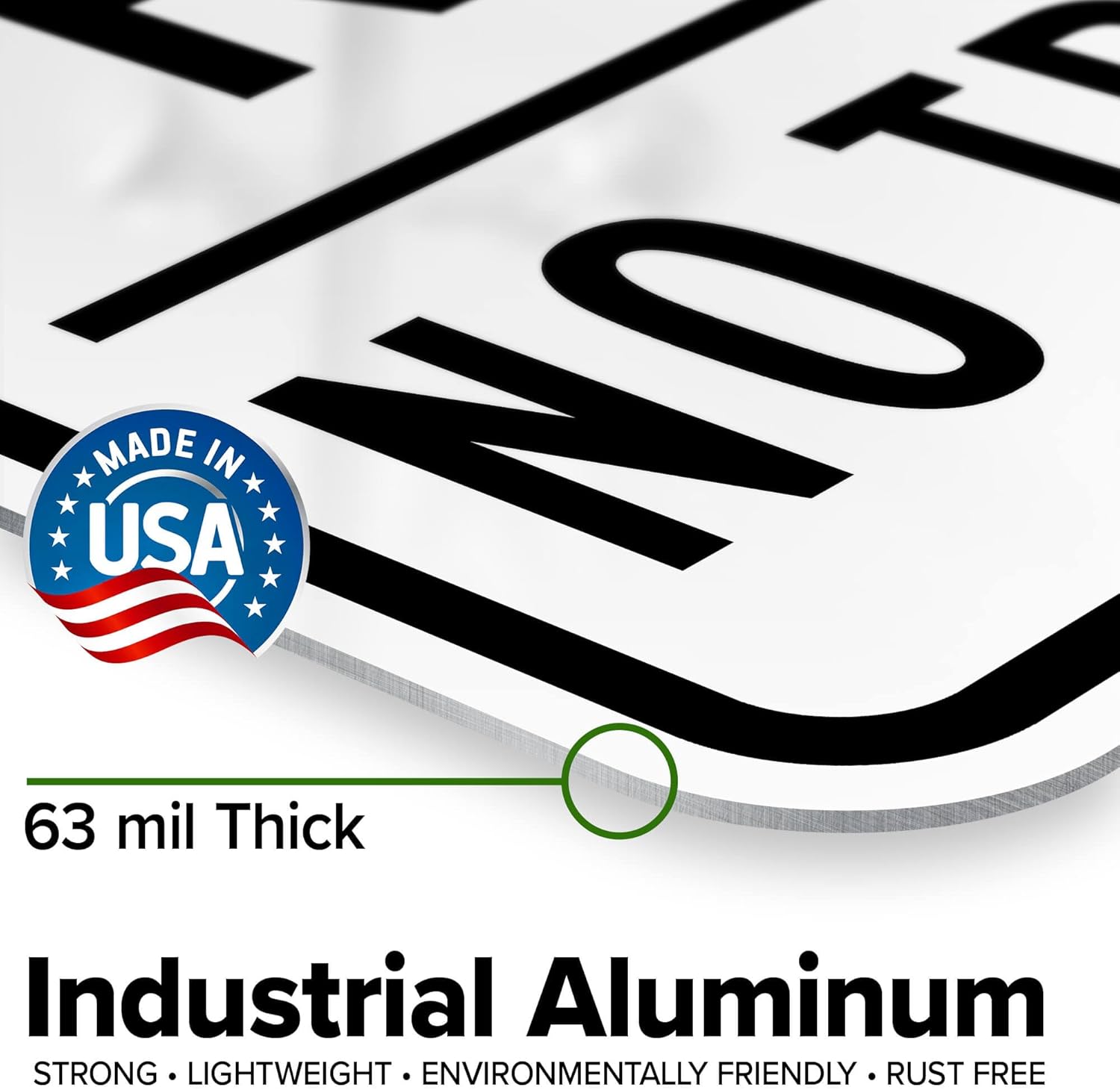 Private Property No Trespassing Sign, 18x24 Inches, Rust Free .063 Aluminum, Fade Resistant, Made in USA by My Sign Center