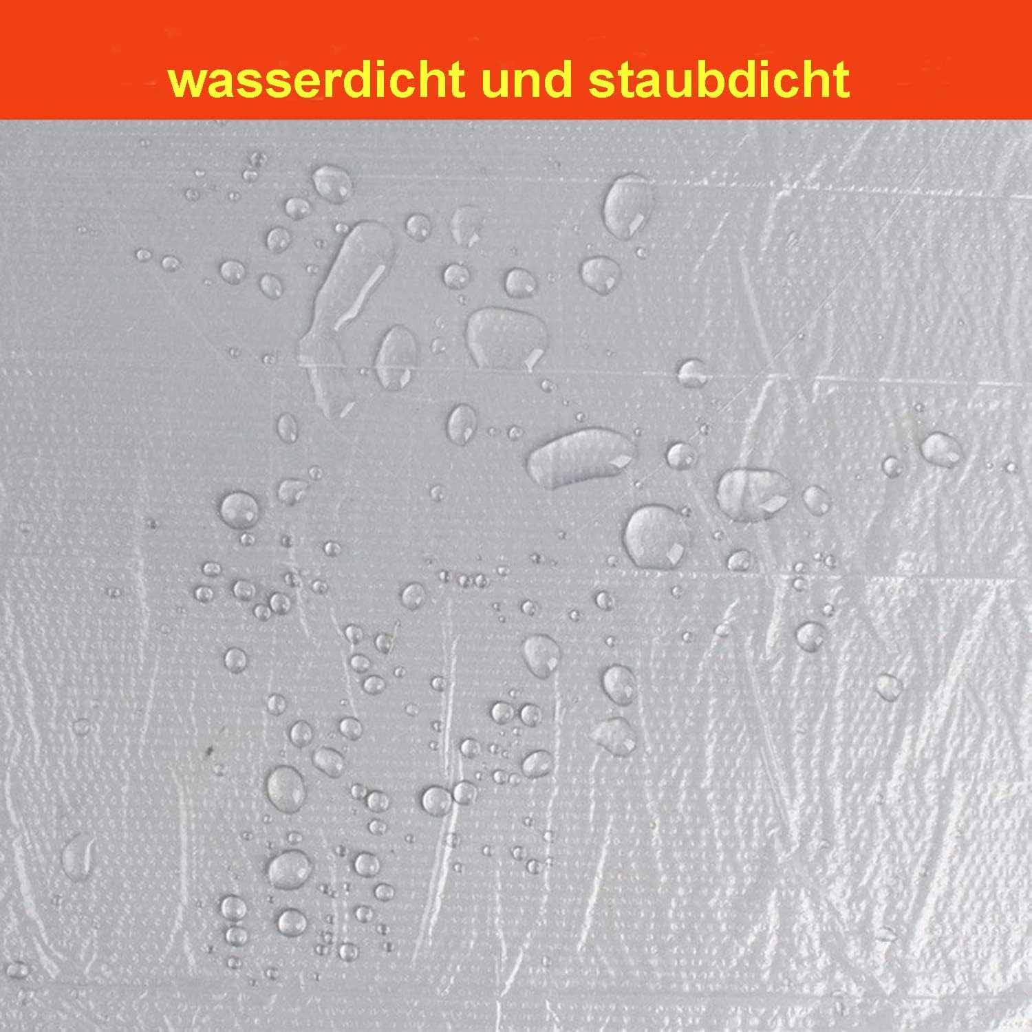 Nisorpa 6 Rollen abdeckfolie mit klebeband 270cm x 20m malerfolie für Putz- und Malerarbeiten,120m malerkrepp,324㎡,UV-Schutz