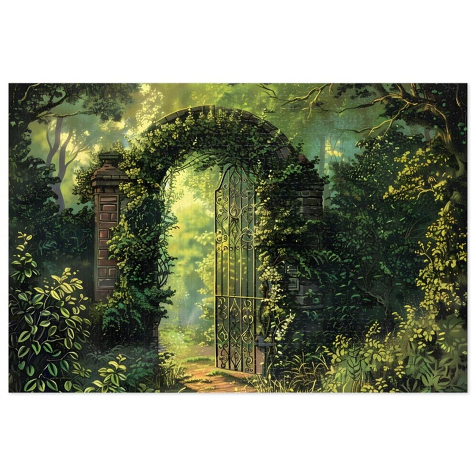 Puzzle 700 elementów Dorośli Krajobraz Ogród Puzzle Trudne i wymagające gry edukacyjne Klasyczne puzzle Puzzle 700 elementów Dorośli Stymulujący prezent 52 x 38 cm