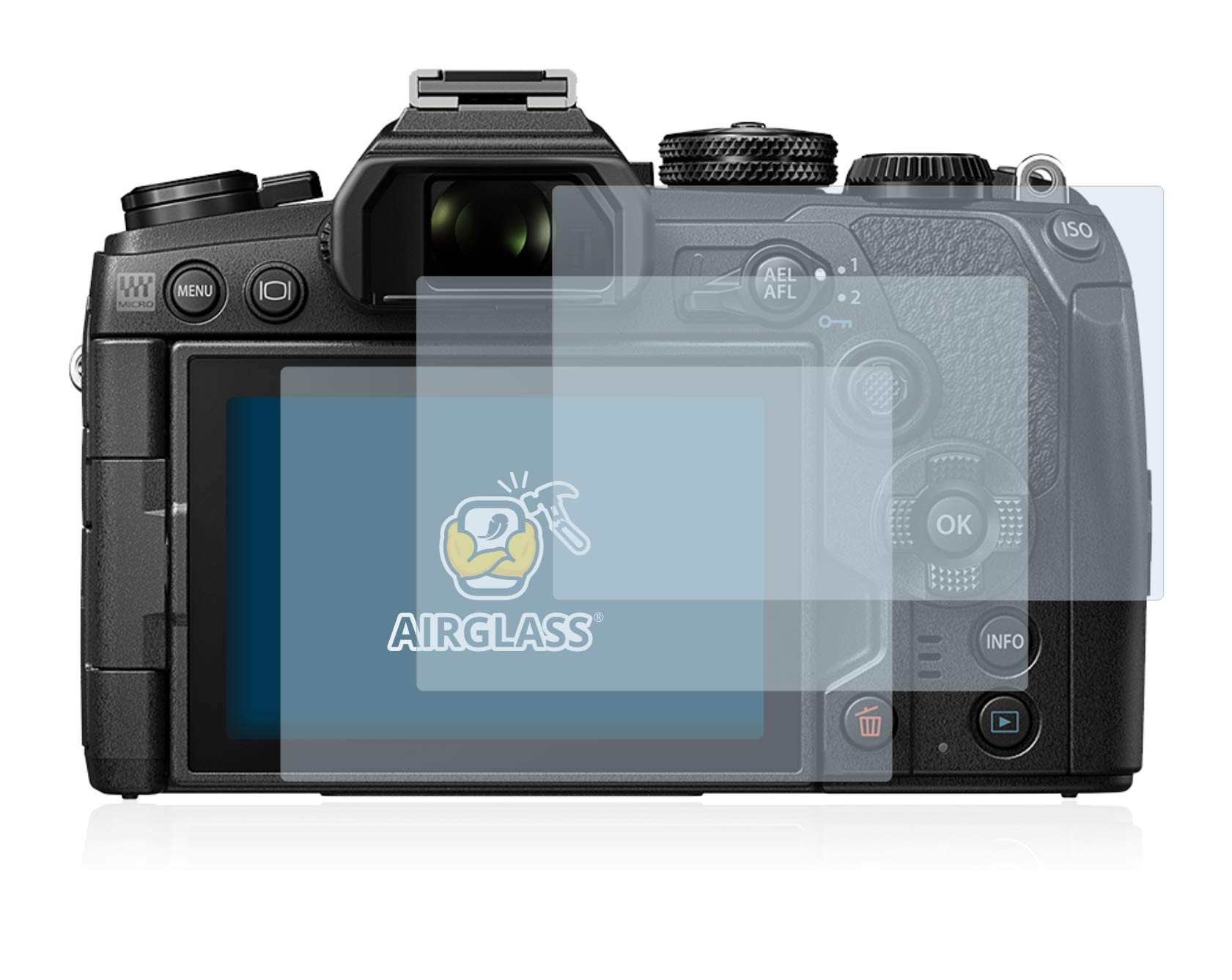 Protector Pantalla Para Canon EOS R5 [2+2 Unidades], ULBTER 0,3 Mm Dureza 9H EOSR5 Vidrio Templado