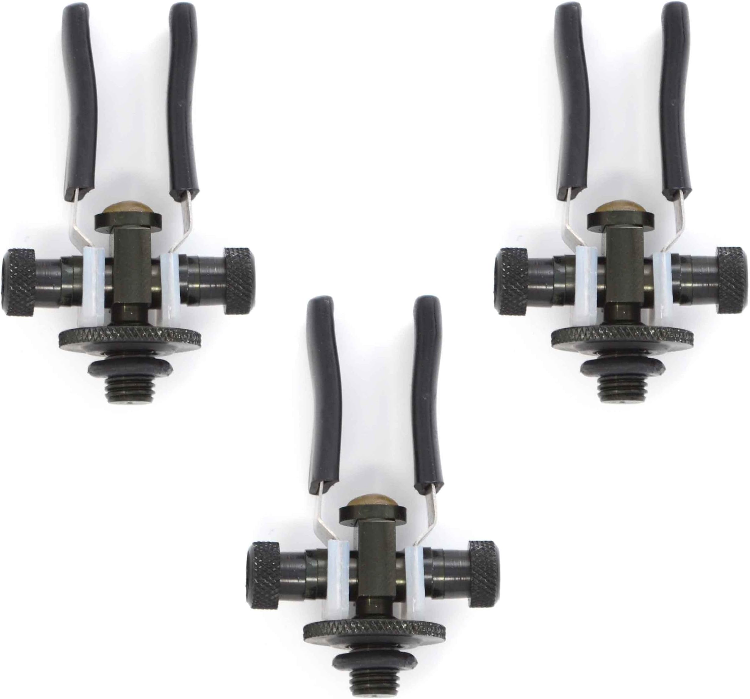 3 Pack of Phoxinus Anodised Aluminium Butt Rests. Adjustable back/rod rests to suit virtually all rods, rod pods, bank sticks etc. Ideal for carp, course and match fishing