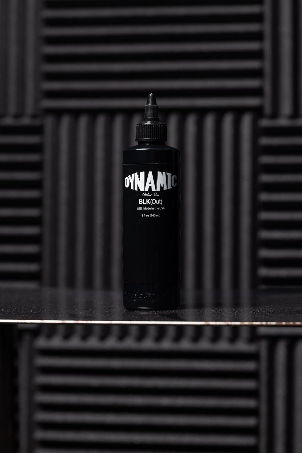 Dynamic Color Co - BLKout Tattoo Ink, for Blackout Tattoos, Solid Black Designs and Heavy Black Work, High Pigment Concentration, Made in Spain, Reach Compliant