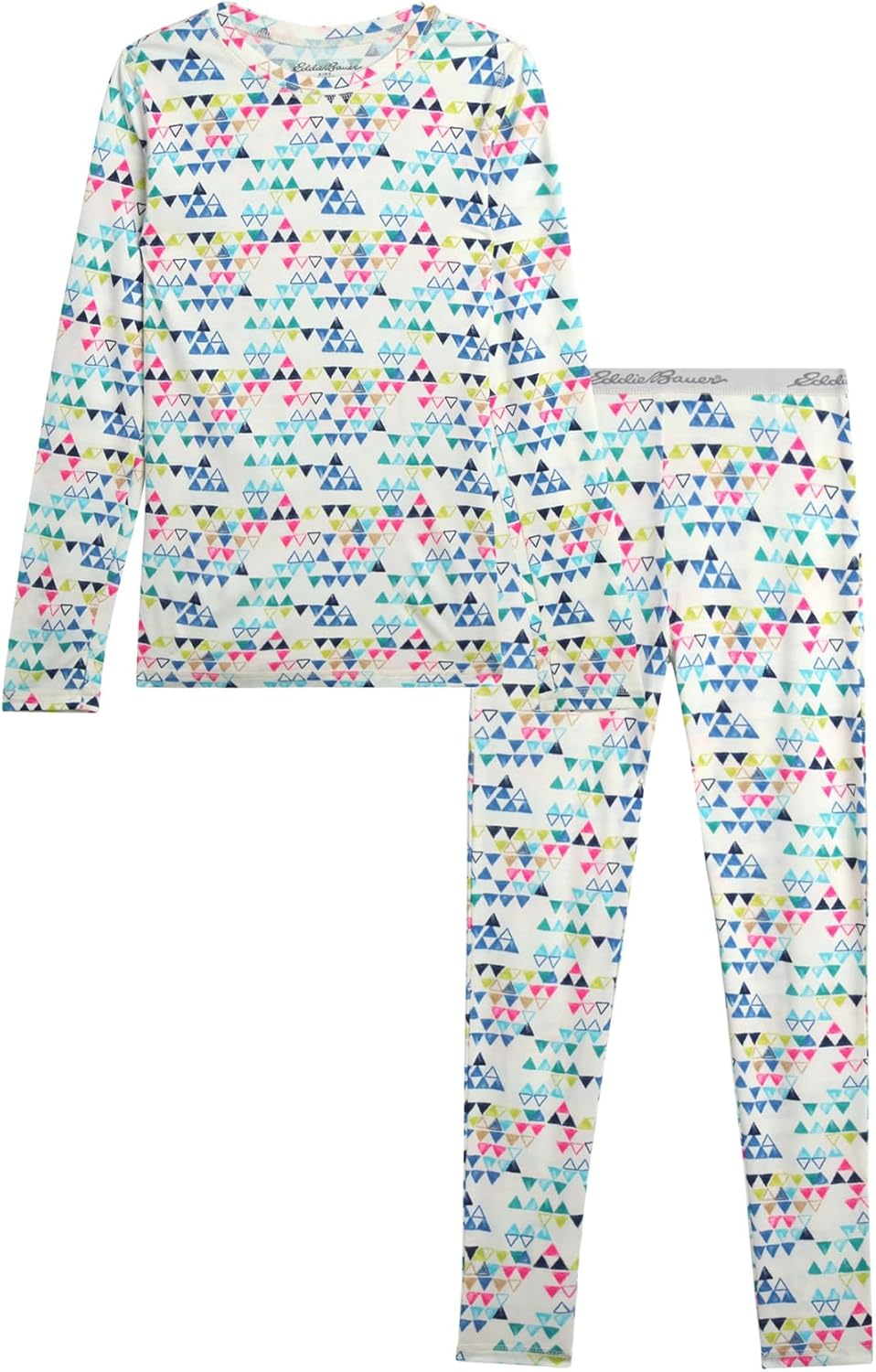 Eddie Bauer Kids Thermal Underwear Set - 2 Piece Performance Base Layer Shirt and Thermal Pants for Boys and Girls (5-12) - Image 2