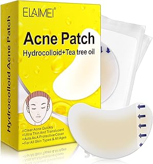 Hydrocolloid Acne Patch, Large Spot Control Cover With Long Size, Extra Larger Acne Pimple Patch for Covering Large Breakouts, Spot Patch, Stickers for Body, Cheek, Forehead, and Chin(20 Patches)