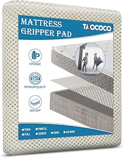 Sponsored Ad - TAOCOCO Mattress Slide Stopper Non Slip Mattress Gripper Pad, Stopped Mattress Topper Pad Sheet from Slippi...