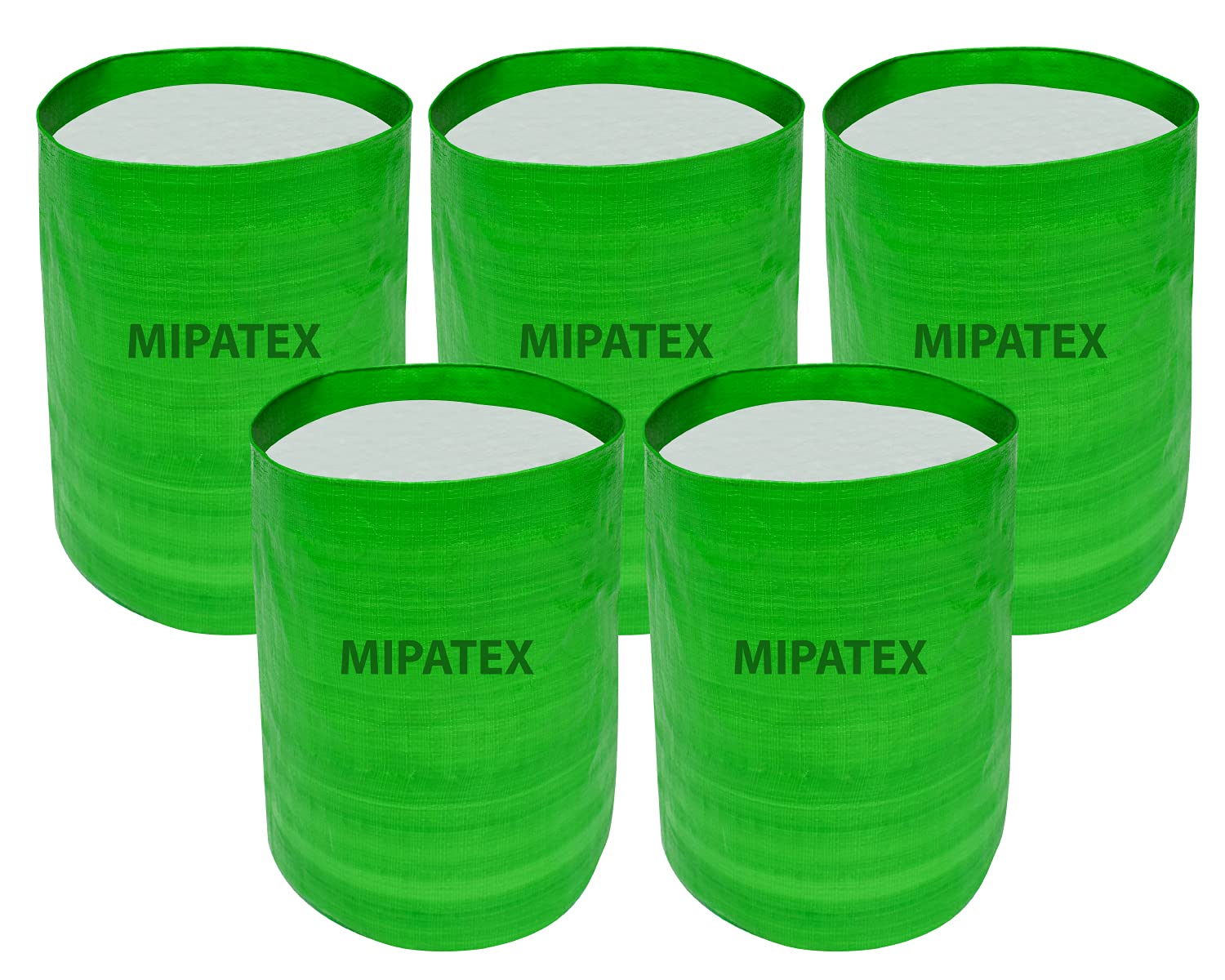 MIPATEX Plant Grow Bags 18in x 30in, Terrace Gardening Vegetable Planting Pots Pots, Woven Fabric Leafy Fruits Growing Containers (Green, Pack of 5) (B09928CGVN) Amazon Price History, Amazon Price Tracker