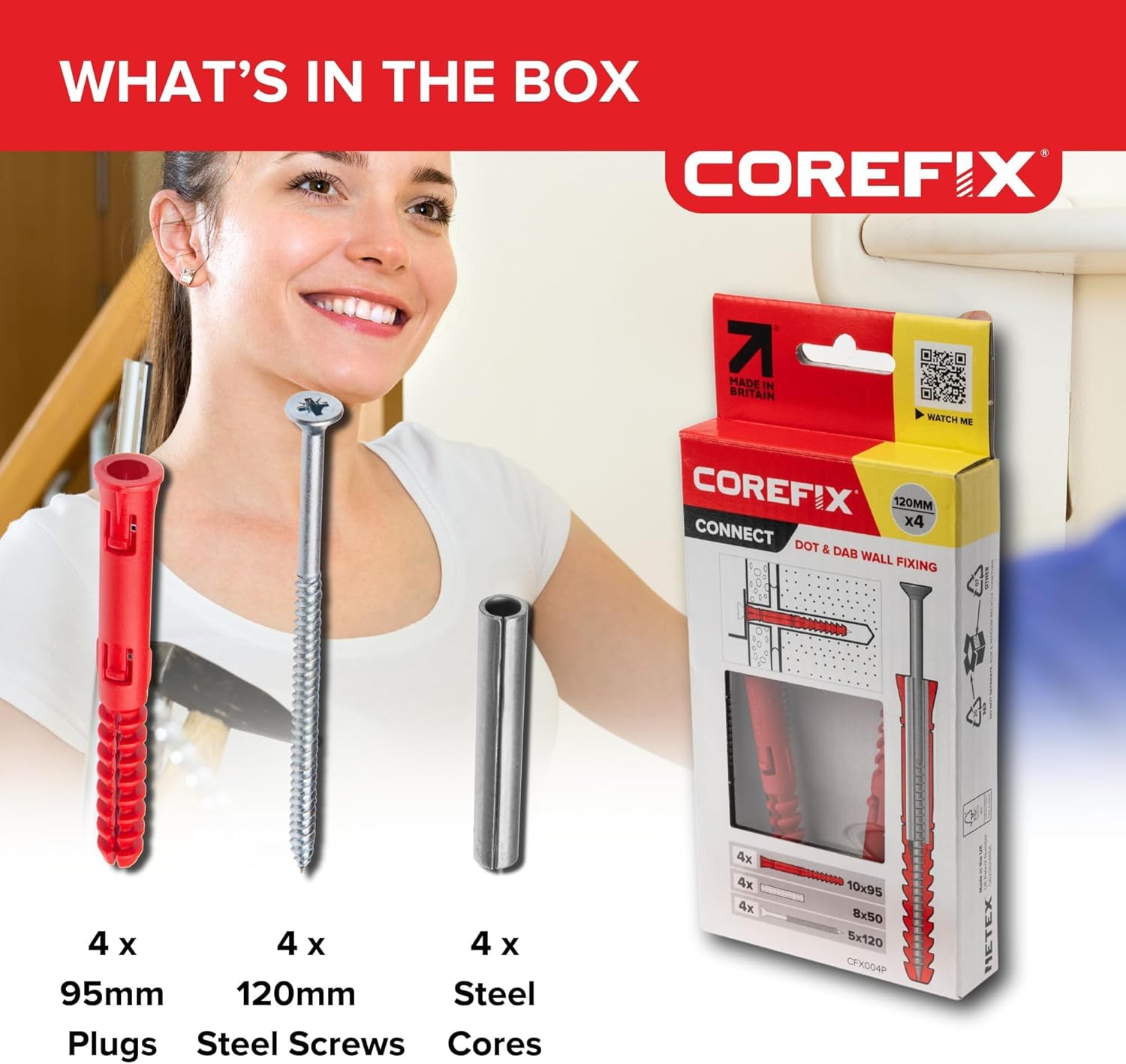 Corefix 120mm Heavy Duty Wall Fixings Plasterboard Uganda Ubuy