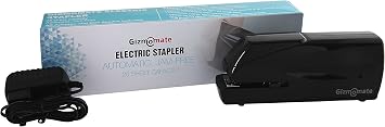 GM-X Automatic Electric Stapler, Heavy Duty Jam-Free 25 Sheet Full-Strip Capacity Free Staples & AC Cable with Professional and Home Office Stapler