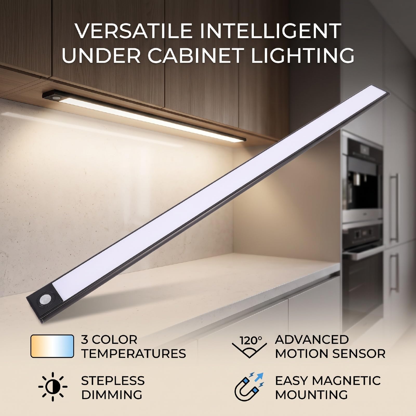 Illuminazione Sottopensile Ricaricabile Slim (60 cm)