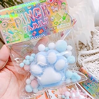 ألعاب ضغط طرية بتصميم مخالب القطط من Next Store، ألعاب للقرص، متوفرة بـ 40 نمط، ألعاب مرنة لطيفة وناعمة نمط هامستر، ألعاب لطيفة لأوقات الملل للبالغين والأطفال . (كات باو بلو)