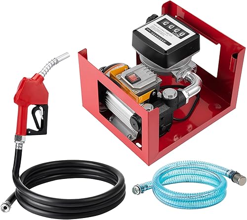 Bomba de transferencia diésel de 110 V, bomba de combustible eléctrica autocebante 16 GPM, bomba de transferencia de combustible diesel eléctrica de