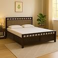 Lowest : Sheesham Wood Queen Size Bed with Drawer Storage