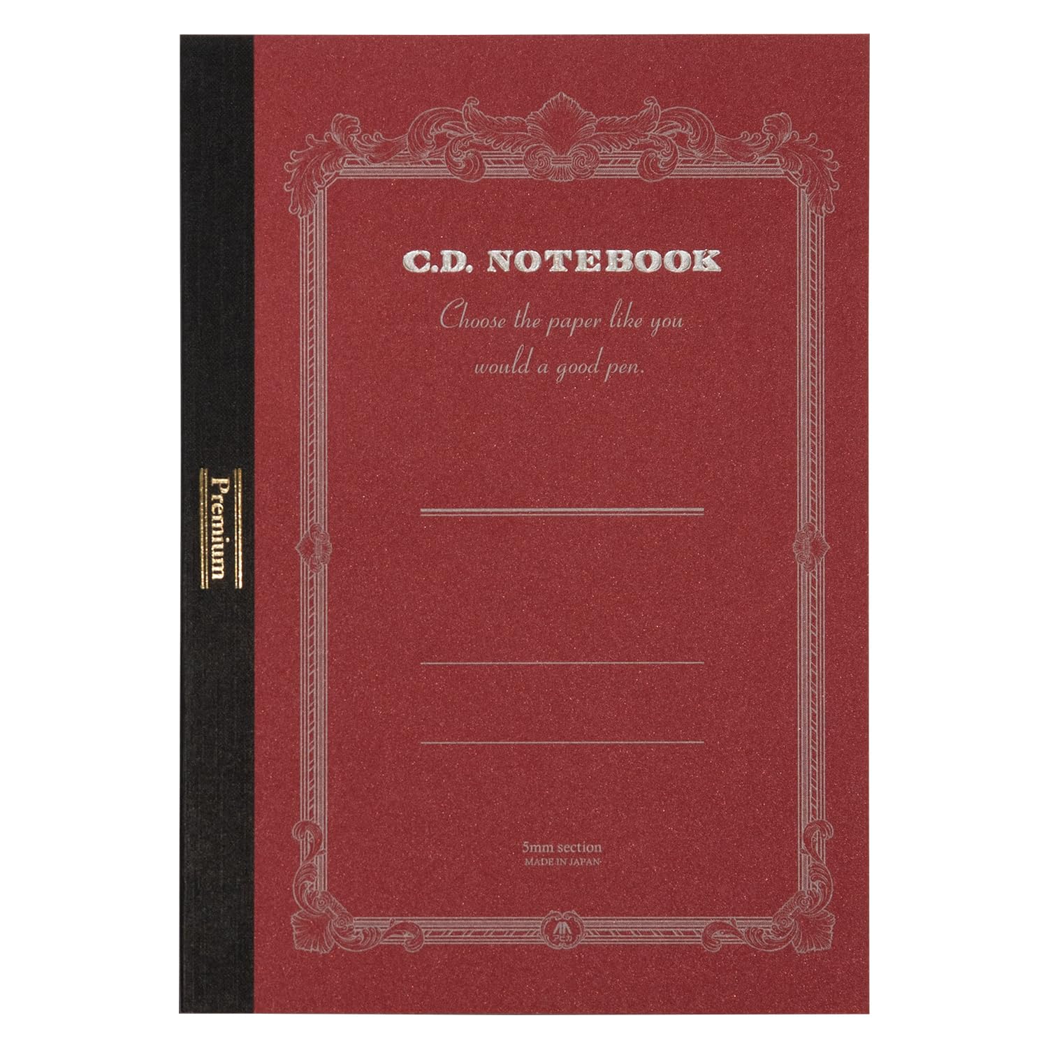 Apica CDS90S Premium CD Notebook, Grid Ruled, A5