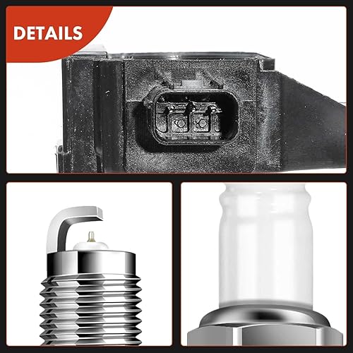 Miniatura 8 de A-Premium Juego de 6 bobinas de encendido y bujías de iridio compatibles con Honda Accord 2013-2017, Pilot 2016-2019, Odyssey 2018-2019, Ridgeline