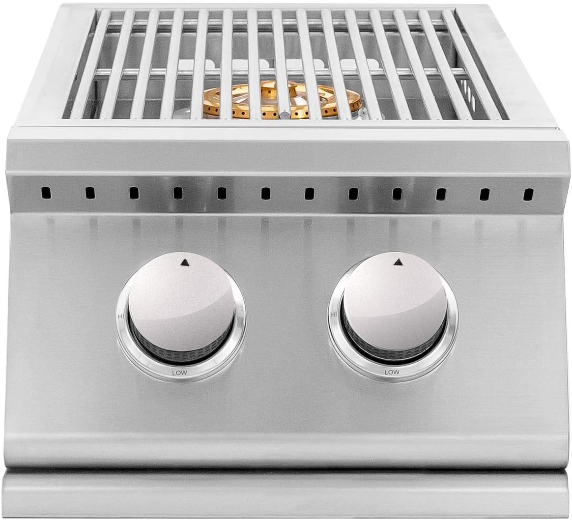 Summerset Sizzler Series Built-In Double Side Burner, Natural Gas