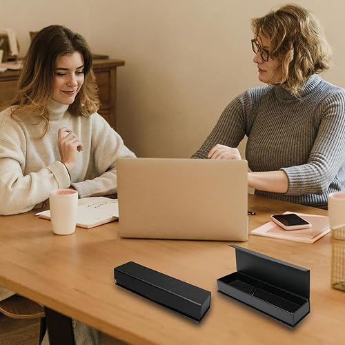 Miniatura 6 de Olutacot 42 cajas de regalo para bolígrafos, caja de regalo vacía negra con bolígrafo de cojín, caja de exhibición de joyas, cajas vacías de